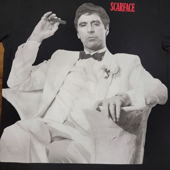 Scarface Reason SS Black Unisex Tee Tony Montana (Al Pacino) - Size XL - Picture 2 of 5